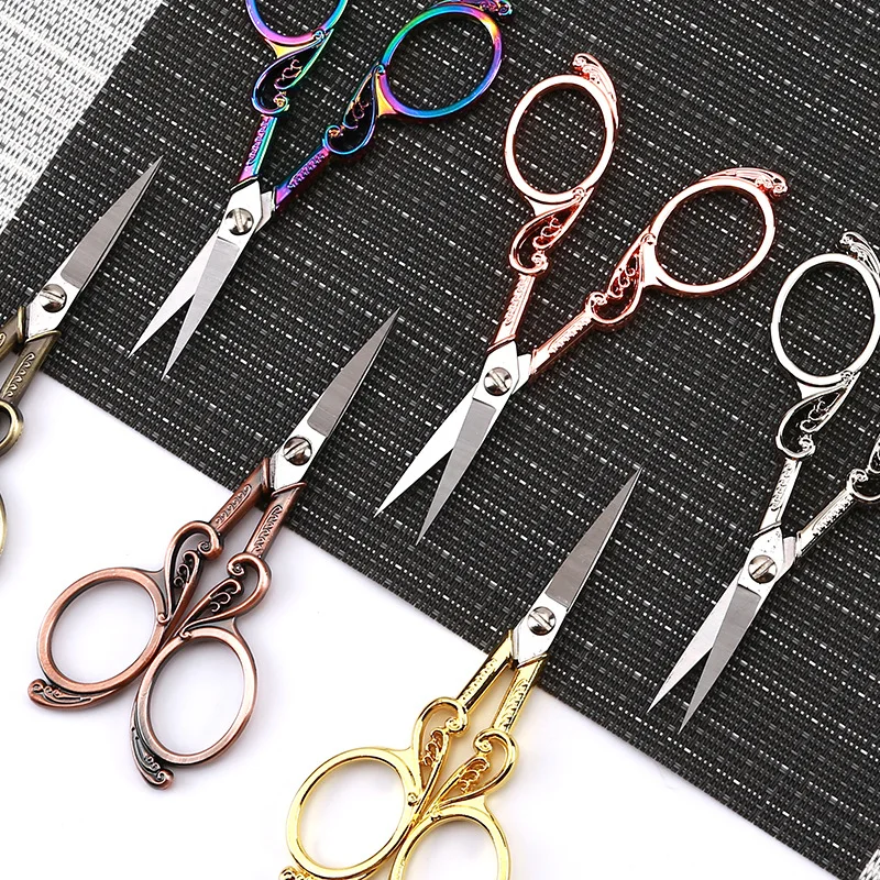 Stainless Steel Vintage Retro Sewing Needlework Fabric Cutter Embroidery Tailor Scissors Shears sewing scissors tailor scissors craft scissors sewing supplies