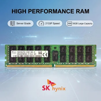 Memoria de servidor SK hynix de 16GB 2Rx4 PC4 2133P DDR4 2133MHz ECC REG RDIMM RAM 1