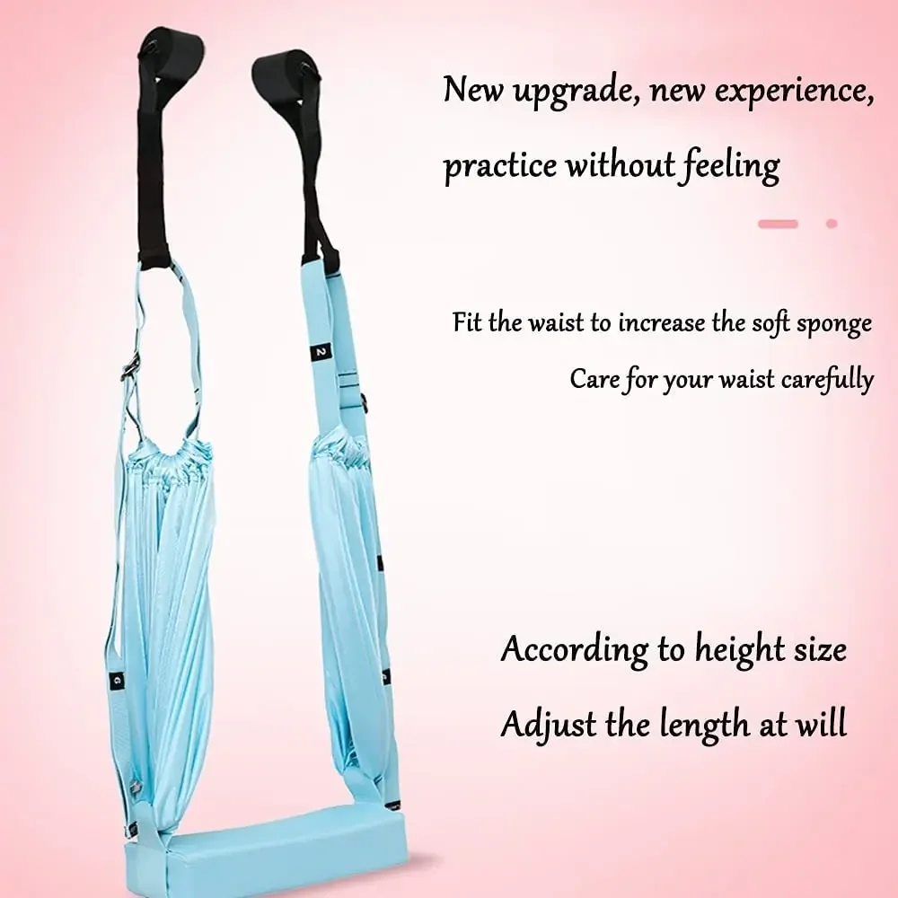 Yoga Hammock Adjustable Aerial Hanging Yoga Belts Yoga Strap Elastic Stretch Door Swing Fitness Handstand Rope Training Device
