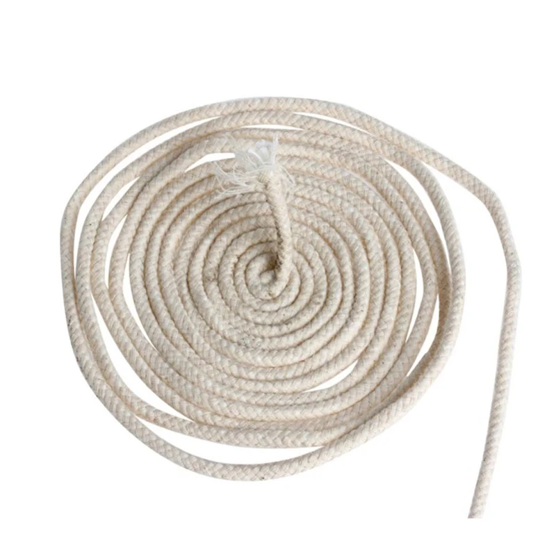 3/5M Long Burner Alcohol Wick Rope Cotton Wick Round Cotton Kerosene Oil Lamp Wicks 2/3/4/5/6/8MM