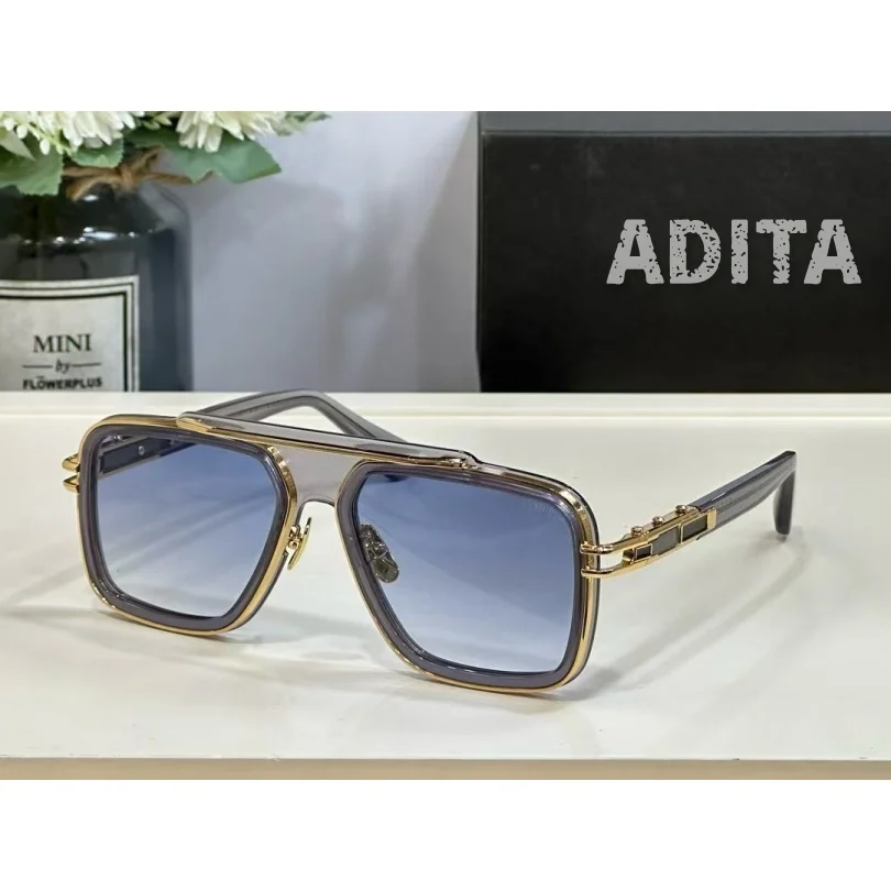 ADITA LXN EVO Hochwertige Sonnenbrille für Herren, klassische Damen-Sonnenbrille, Luxusmarke, Designer-Mode-Sonnenbrille, UV400, mit Box