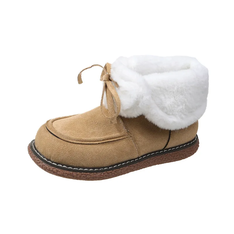 Winter New Women's Fashion Warm and Plush Casual Snow Boots