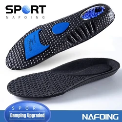 Enhanced Sports Shock Absorption Insoles - High Elastic Running Pads with Rebound Comfort and Deodorizing Cushioning - EU39-40(250mm) (Black)