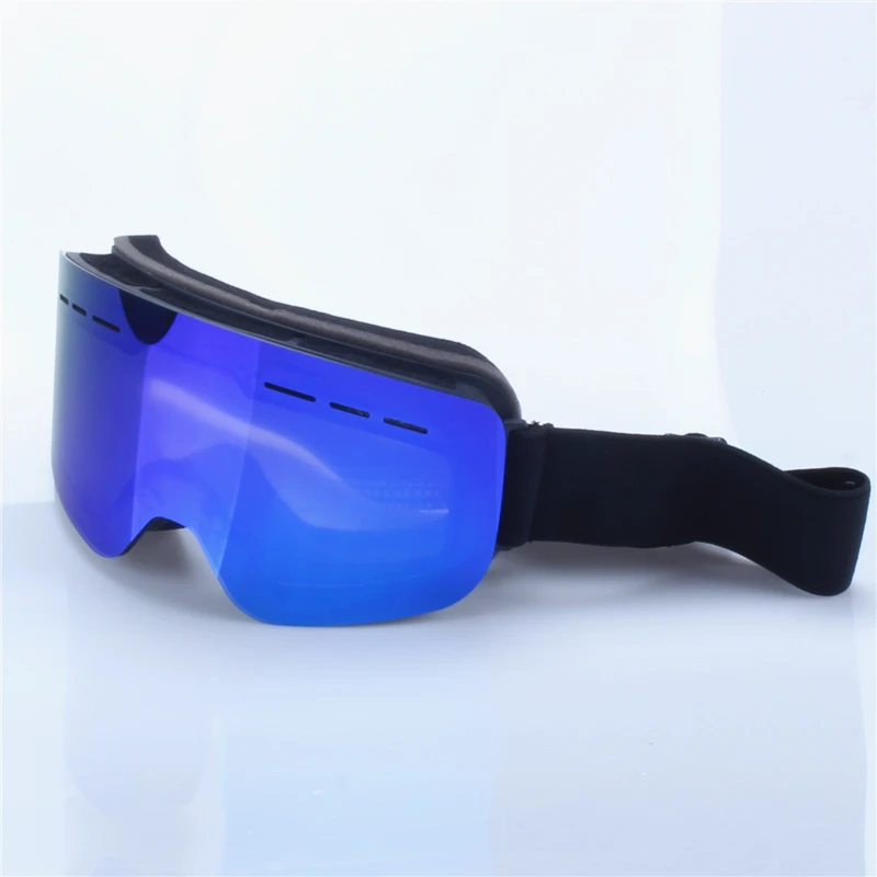 Ski Snowboard Goggles Women Men Skiing Eyewear Mask UV400 Snow Protection Over Glasses Adult Double Anti-Fog Lens Cylindrical 4