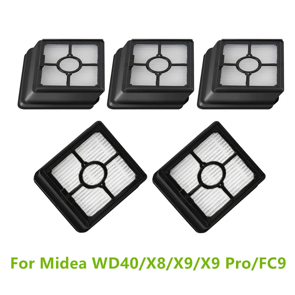 5 Pezzi Filtri Hepa Per Midea Wd40/X8/X9/X9 Pro/Fc9 Filtro Hepa Accessori Per Macchine Da Pavimento