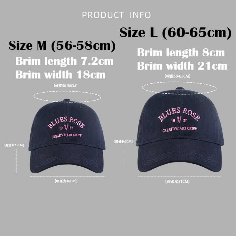 XXL OverSize Baseball Caps Letters Big Head Soft Cotton Extra Large Size Women's Low Profile Golf Hats Big Size Caps For Men