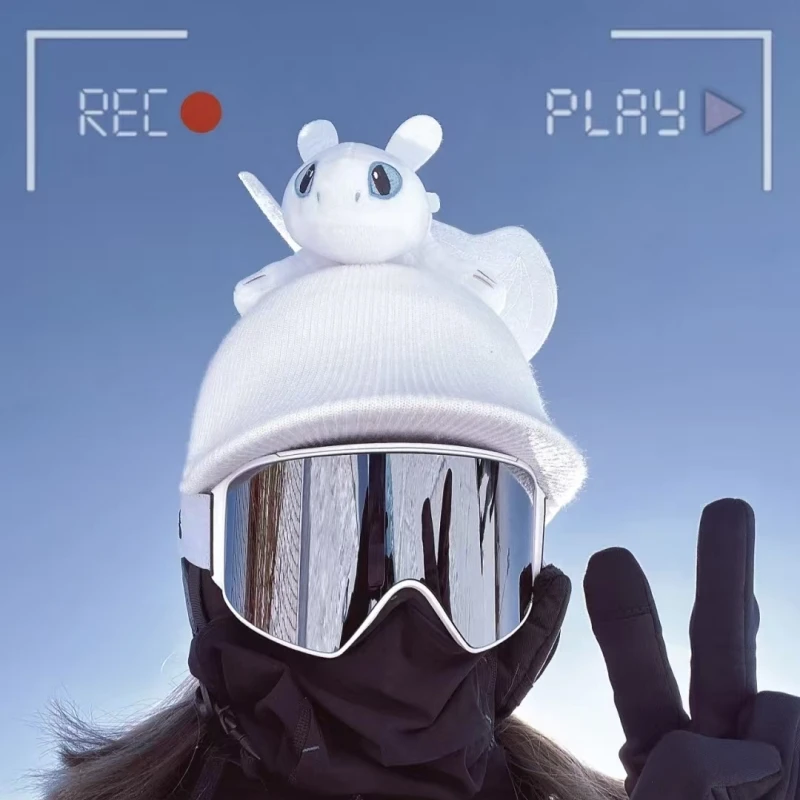 Juste de casque de ski structurels ente, housse de chapeau