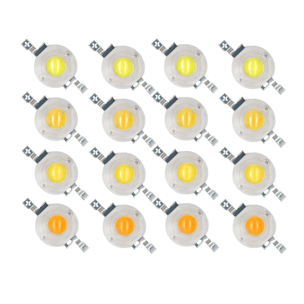 25 Chip LED 3W Alta Potenza: Perline COB Per Faretti E Illuminazione (Bianco 10000-15000K)