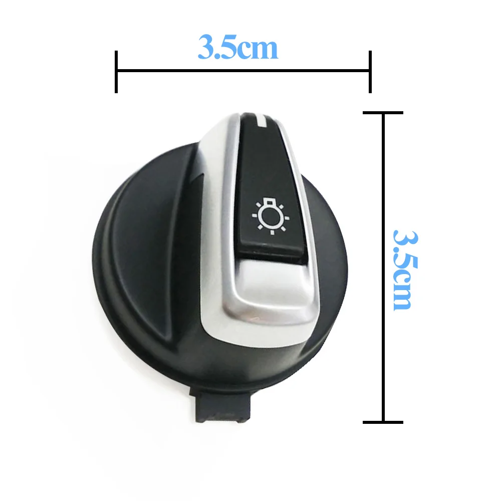 Car Headlight Button Headlamp Knob Headl Light Rotary Switch For BMW 1 3 X1 Series E84 E87 E88 E82 E90 E91 E92 E93 61316932794 dashboard lamp switch cover
