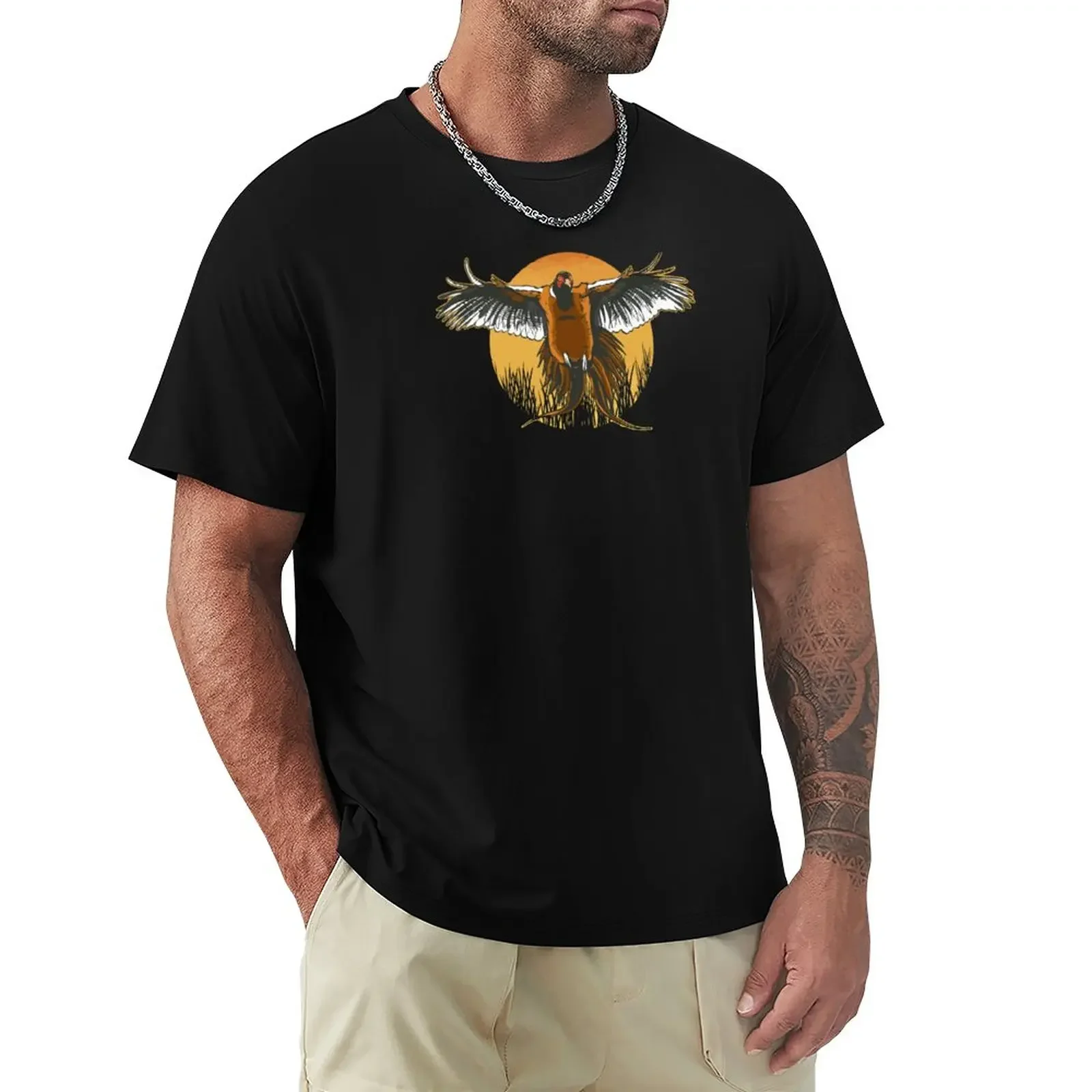 

Pheasant bird T-Shirt boys whites aesthetic clothes Men's t-shirt