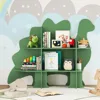 Kids Bookshelf, 2-Tier Bookshelf for Kids, Baby Bookshelf and Toy Storage, Wooden Kids Bookcase, Toddler Book Shelf Organizer 1