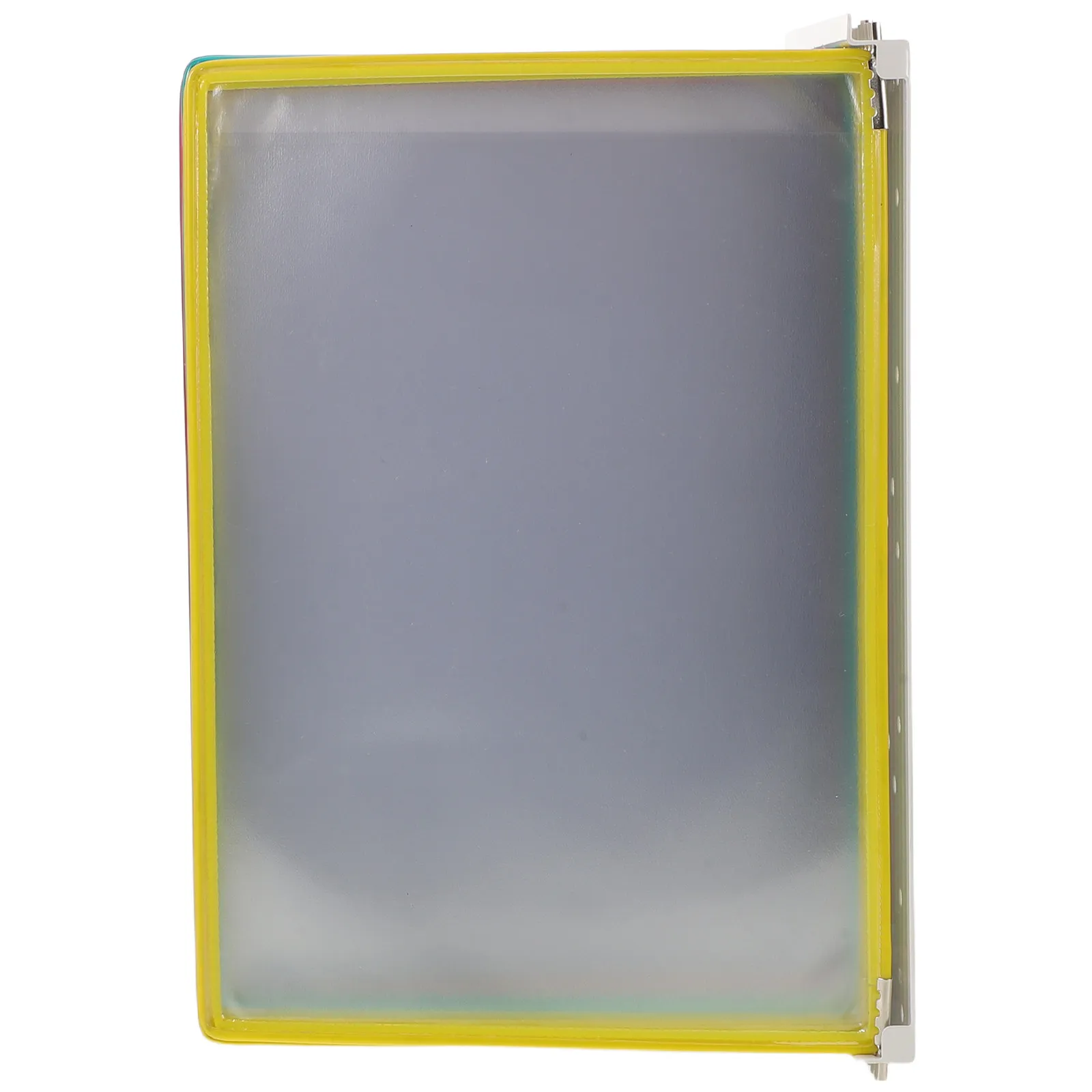 A4 문서용 투명 벽걸이 파일 홀더 간편 설치 디스플레이 포켓 사무실 학교 가정용 포스터 카탈로그 브로셔