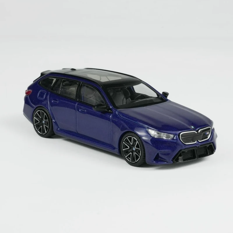 MINIGT 1:64 BMW M5 투어링 G99 마리나 베이 블루 메탈릭 MGT 합금 자동차 모델 1080