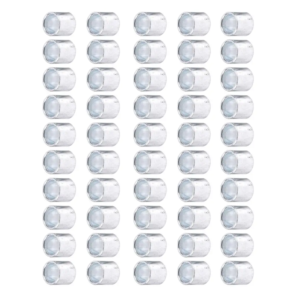 50 Pieces Durable Aluminum Longboard Skateboard Bearing Spacer 10mm X 11mm 50 Pieces Durable Aluminum Longboard Skateboard Bearing Spacer 10mm X 11mm