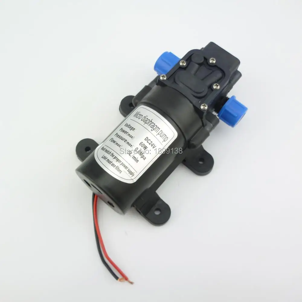

NUOTRILIN 72.5PSI DC 12V 24V 5Lpm 60W Micro Diaphragm High Pressure Water Pump self priming
