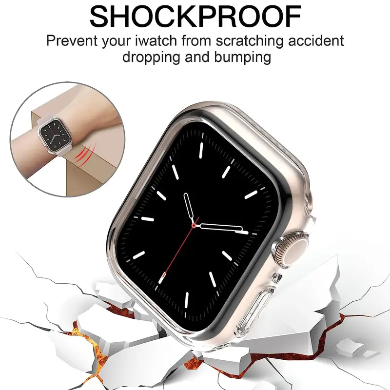 Cover for Apple Watch Case 46mm 40mm 45mm 41mm PC Protector Bumper Protective Shell for iWatch Series 11 10 9 8 7 SE 3 6 Ultra 3 - Image 3