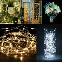 1Pack Fairy Light String Led Copper Wire String Light 1/2/3/5/10M Battery Powered For Bedroom Garden Party Wedding Decoration - Image 3