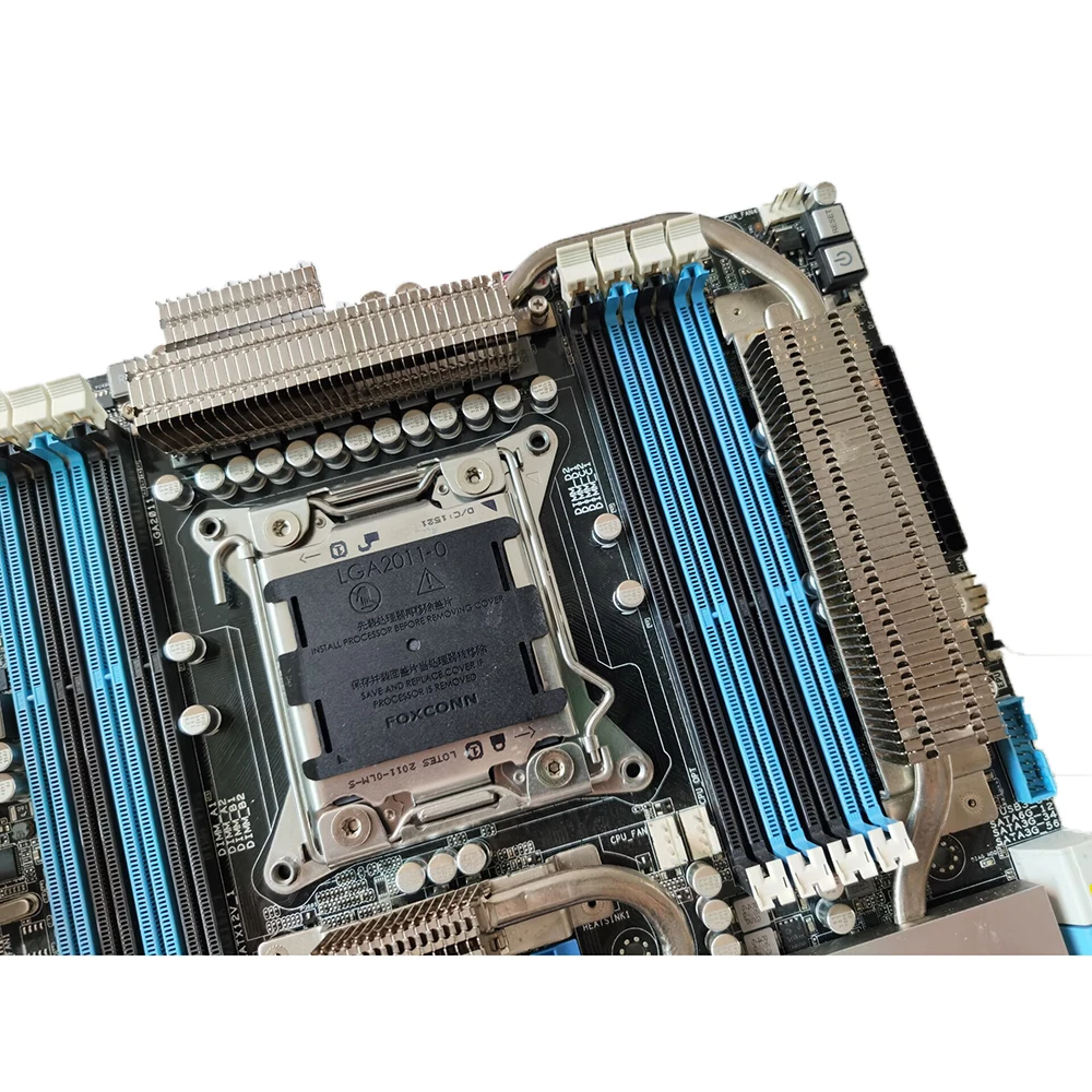 Asus P9X79-E WS X79 7PIN LGA2011 E5 V2 ATX 지원용 기존 워크스테이션 마더보드는 배송 전 100% 테스트를 지원합니다.