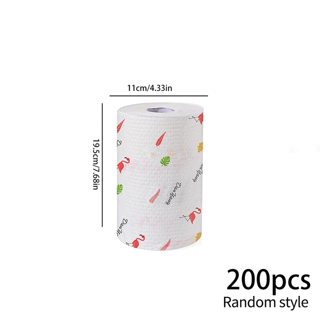 200pcs/roll Disposable Dish Cloths Multi-purpose Non-woven Cleaning Towel  Reusable Bamboo Towels For Kitchen Towel Dishes Cloth - AliExpress