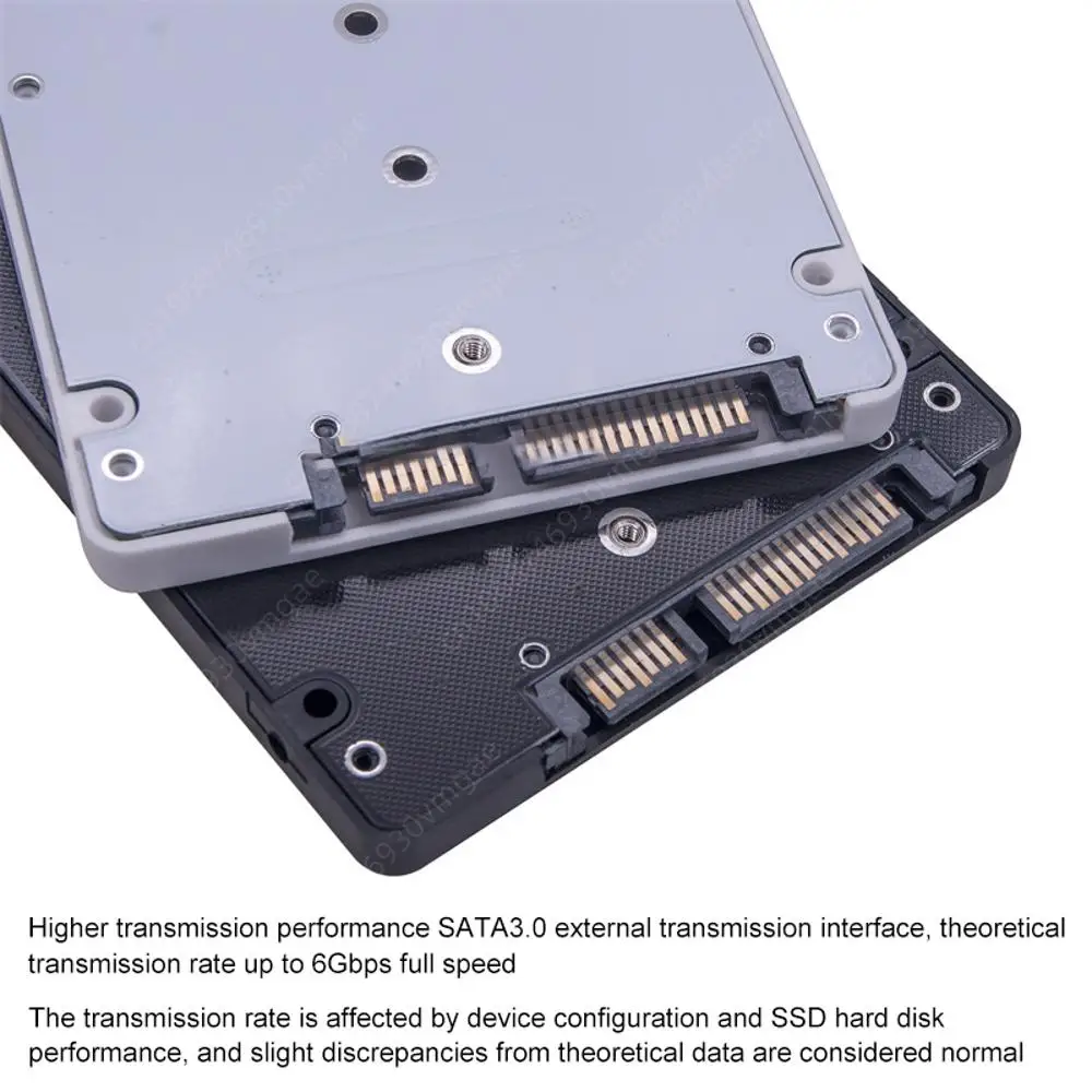 M.2 NGFF SSD a 2.5 inches SATA3 Enclosure Adapter Converter Case Enclosure 6gbps M.2 NGFF a 2.5in SATA III Adapter for PC
