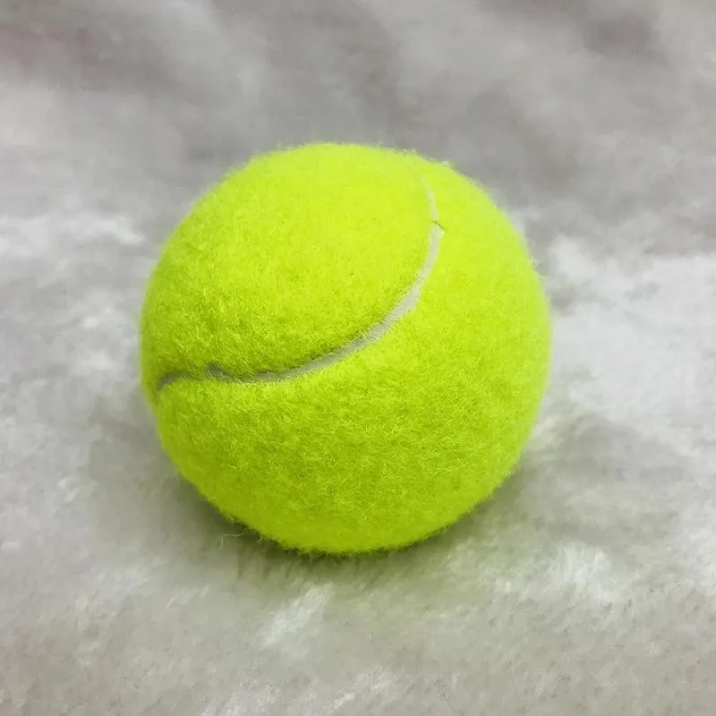 Professional Reinforced Rubber Tennis Ball Shock Absorber High Elasticity Durable Training Ball for Club School Training 1/2/3pc tennis balls rubber tennis