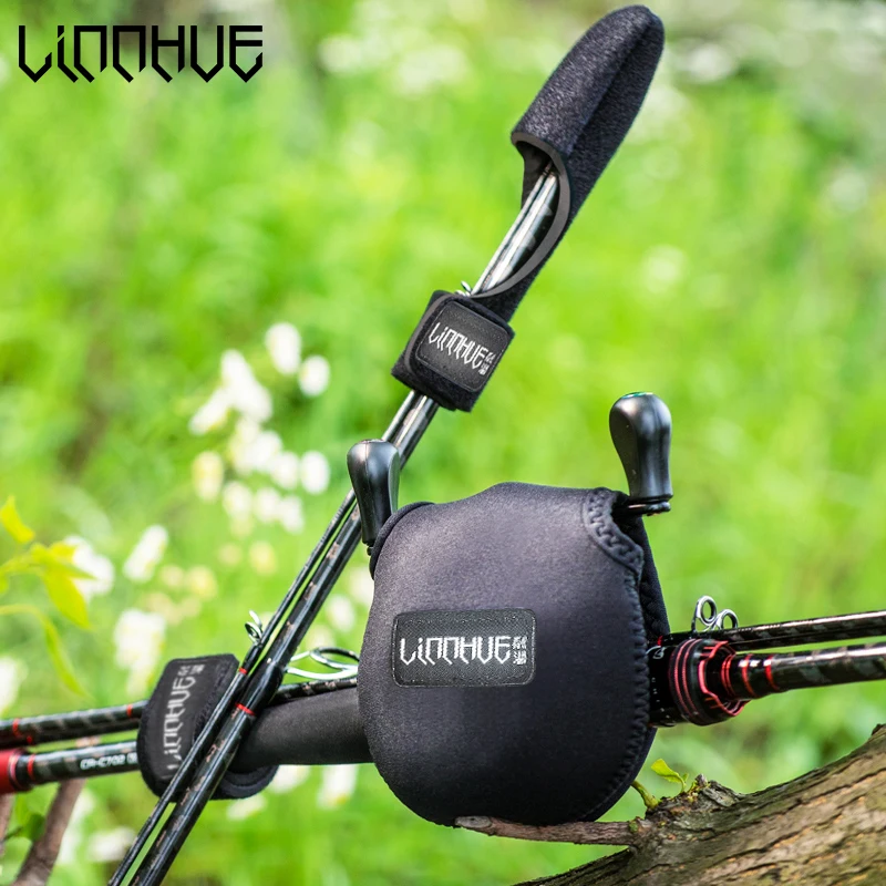 LINNHUE Portable Fishing Reel Bag Pouch Bag Waterproof Protective Case  Cover For Spinning Reel Baitcasting Reel Drum Storage Bag