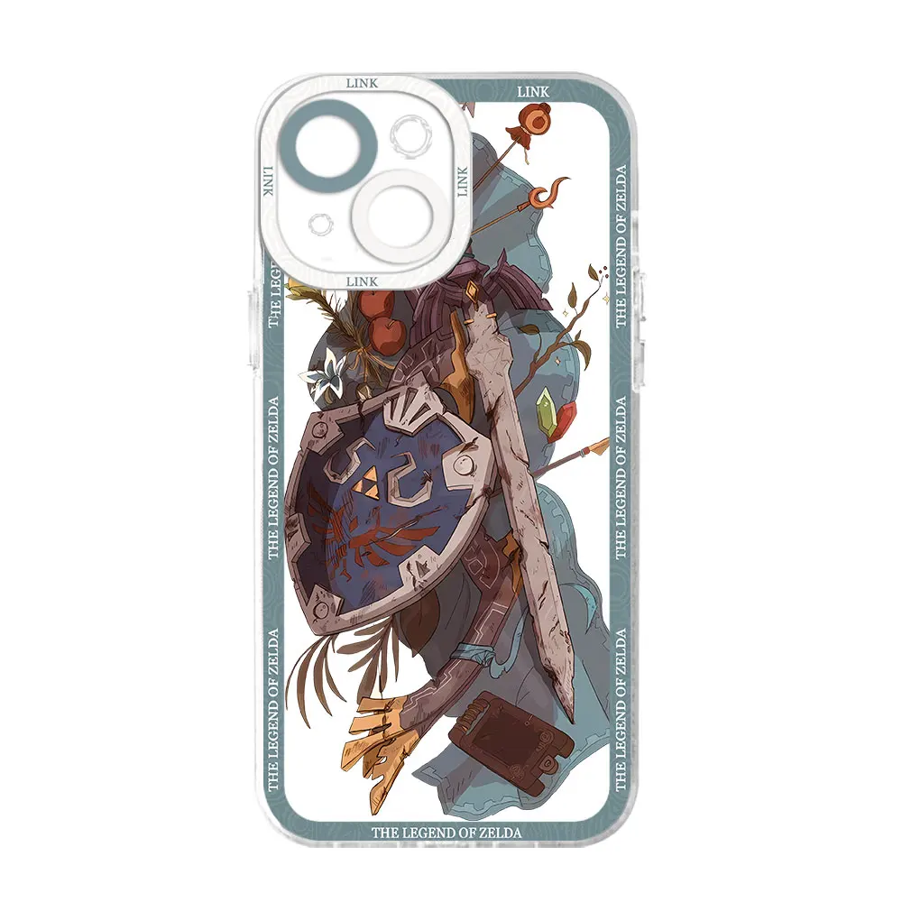 thumbnail image 1 of Funda de teléfono para Apple iPhone 14 Pro 13 16 Pro Max 12 Mini SE 11 XR 15 16 Plus X XS, funda de juego de moda The Legend of Zeldas, 1 of 5