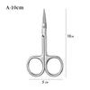 Makeup Manicure Medical Cutter Nail Tools Beauty Accessories Surgical Small Nose Cut Steel Professional Scissors Hair Eyebrow 3