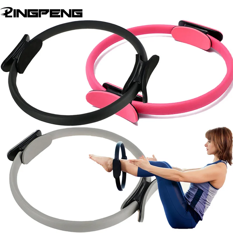 Pilates Ring Dual Grip Magic Circle Body Exercise Sport Gym Fitness Fitness  Weight Yoga Tool Kit - AliExpress