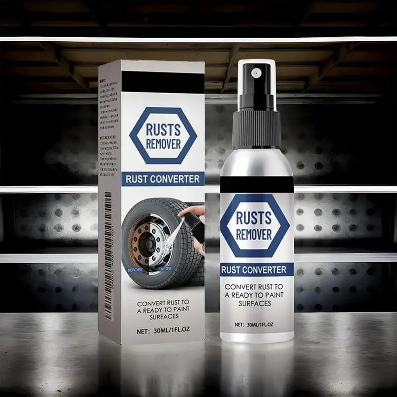 Rust Cleaner Car Part Rust Reformer 30ml Quick-Drying Metal Tarnish Dissolver For Bike Chains Kitchen Utensils Auto Parts