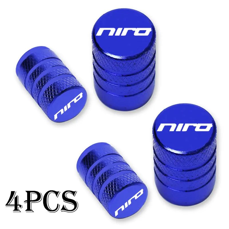 KIA NIRO Wheel Valve Caps - Waterproof Tire Stem Covers Accessory