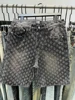 Fashion Casual Summer Light Blue Distressed Men Denim Shorts Smart Straight Leg Loosen Male High Street Niche Design Tide Shorts 3