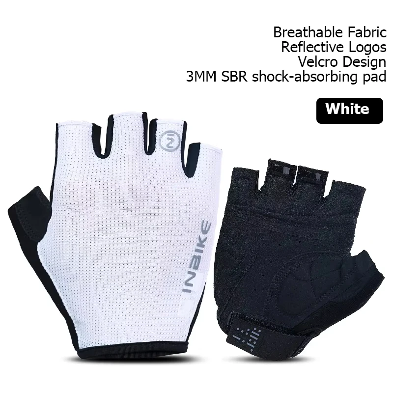 INBIKE Shock-Absorbing Breathable Summer Cycling Gloves