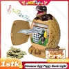 Dinosaur Egg Piggy Bank Money Box Fingerprint Password with Music Light Electronic ATM Cash Coin Box Play House Toys for Kids 1