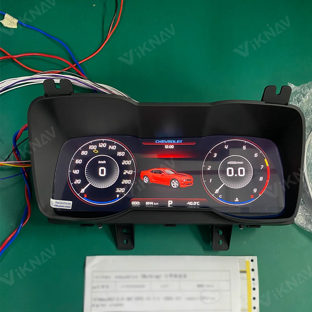 

Car Instrument Cluster For Chevrolet Camaro 2011-2015 12.3 inch Linux System Car Digital Dashboard Panel Cockpit Speedometer