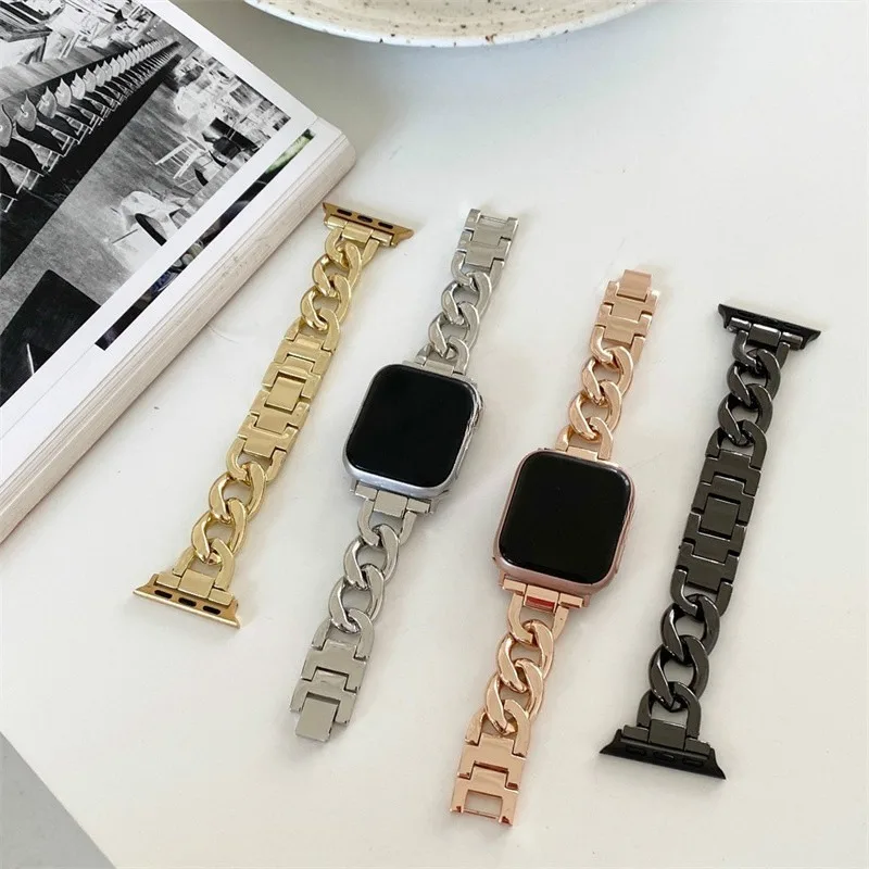 Luxury Gold Stainless Steel Watch Bracelet