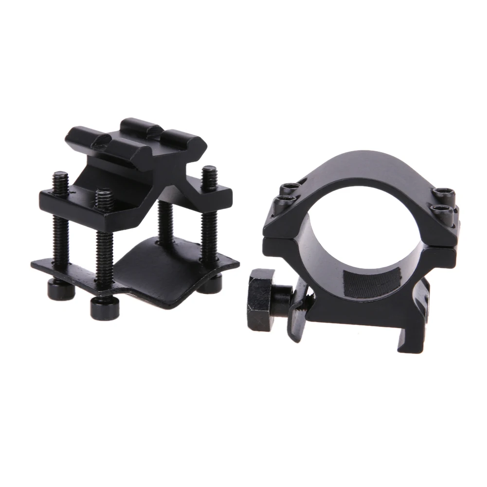 Mount Flashlight Holder Metal Clamp LED Torch Holder Universal Aluminum Alloy Adjustable for Outdoor Camp Hiking