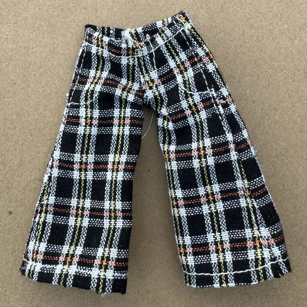 Handmade Vintage Hip-Pop Doll Trousers - DIY Accessory