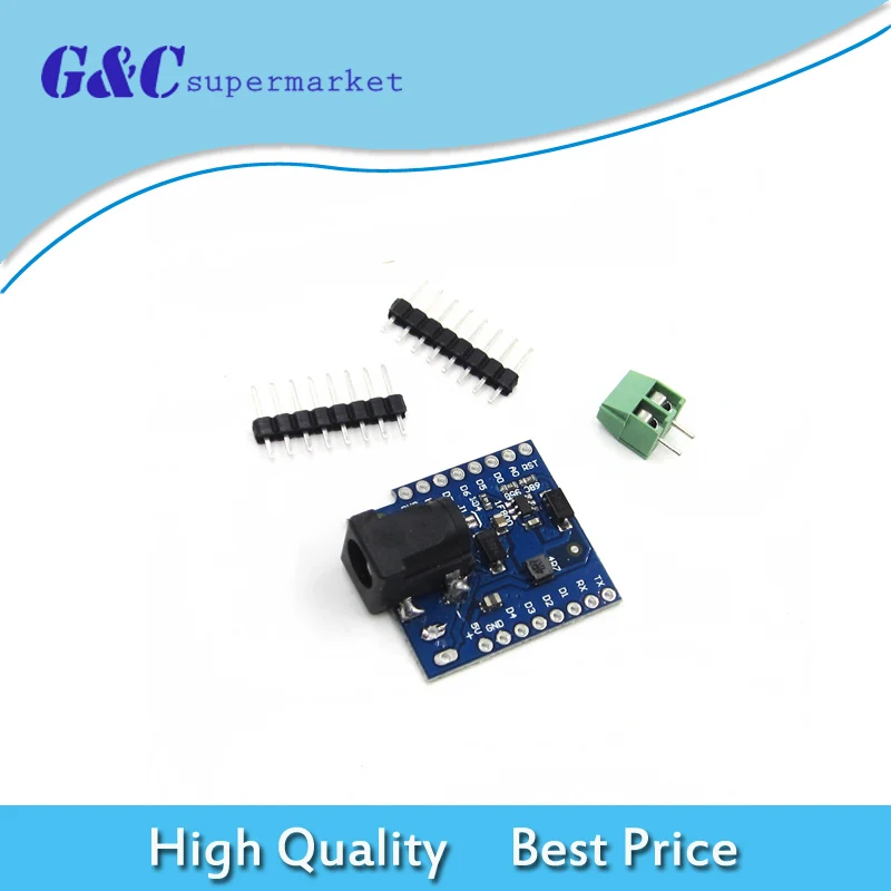 

Щит питания постоянного тока V1.1.0 для WEMOS D1 mini diy electronics