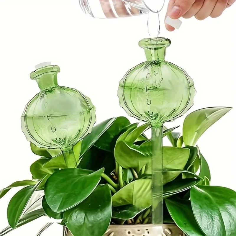 Self-Watering Glass Plant Globes - Durable Watering Devices for Indoor & Outdoor Plant Care