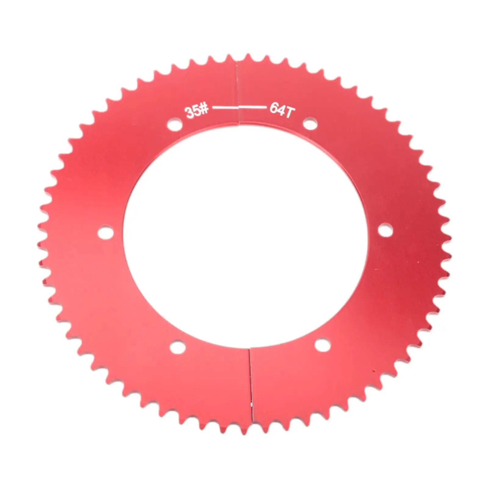 내구성이 뛰어난 미니 바이크 64 톱니 리어 스프로킷 분할 디자인(프레데터 212cc 196cc 체인 드라이브 부품용)