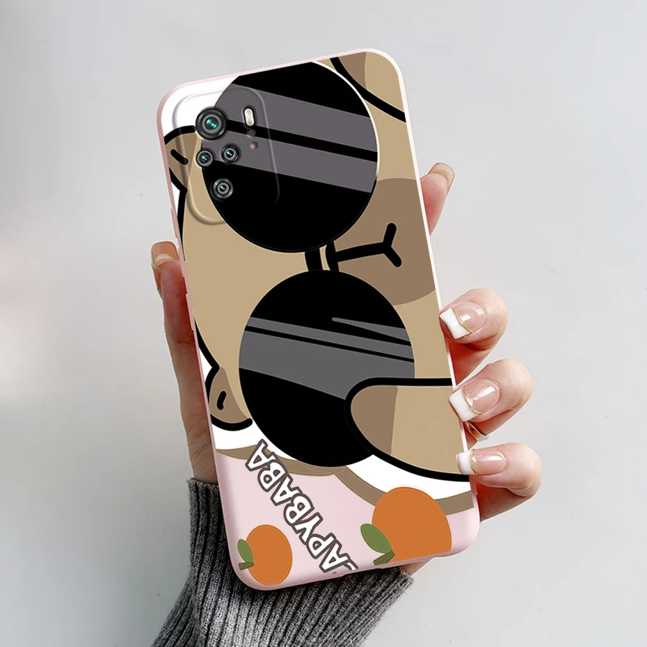 Adorable Panda & Dog Silicone Soft Cover for Xiaomi Redmi Note 10 Series