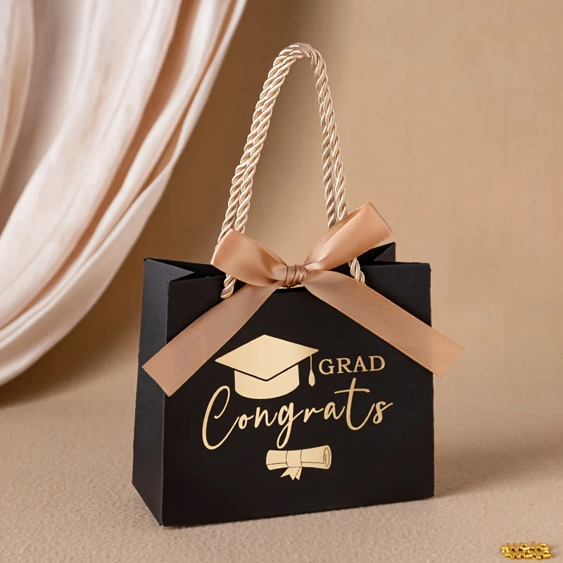 10 Stück Geschenkbox-Verpackung für die Mottoparty, Abschluss-/Back-to-School-Kappe, Geschenktüte, Party-Geschenkbox-Verpackung – Detail 7