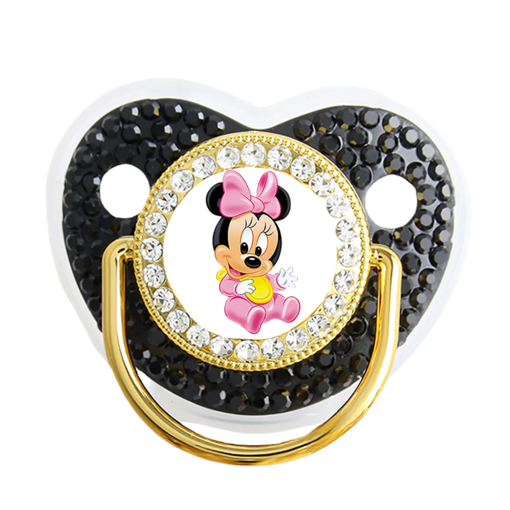Anime newborn pacifier baby gift glittering baby pacifier silicone bisphenol A-free baby nipple newborn baby pacifier 0-6M