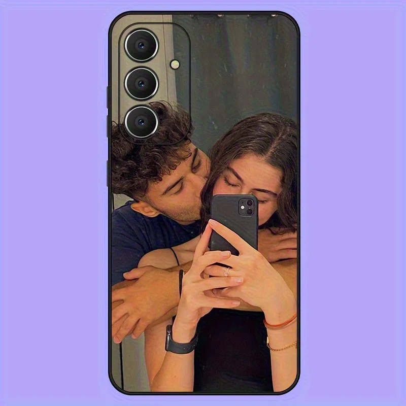 Customized TPU Soft Case with DIY Couple Photo Design