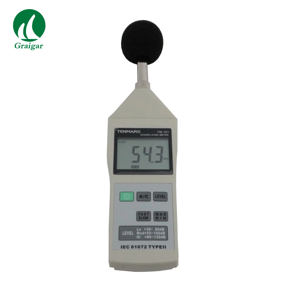 

Sound Level Meter TM-101 Noise Meter Test Frequency Range 31.5Hz - 8kHz