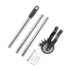 Lawn Edger Tool Wheel Rotary Edger Hand Saw Cordless Manual Lawn Edger Rotary Shear for Park Garden Yard Landscaping Sidewalk 3