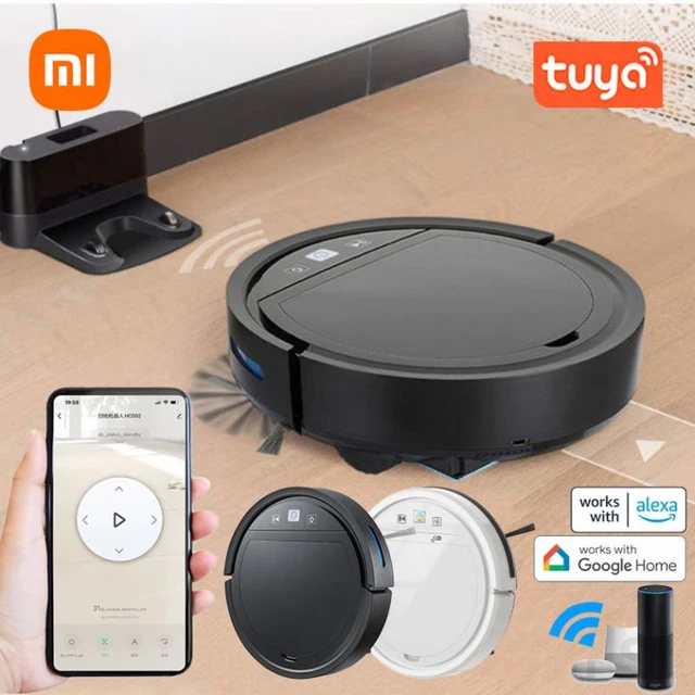 pumpe Pirat typisk XIAOMI Tuya Smart Robot Vacuum Cleaner Sweeping Robot Automatic Refill Vacuum  Cleaner Voice Control Work With Alexa Google Home _ - AliExpress Mobile