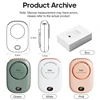 Portable Hanging Neck Fan Mini Cooling Waist Fans Bladeless USB Rechargeable Sports Cooler Fan For Outdoor Sports Travel 6