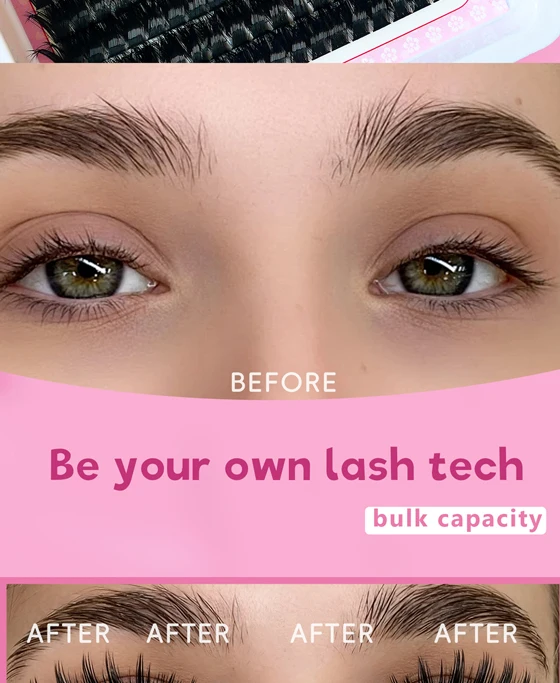 10 Reihen C-Curl 9-15mm Mix Wimpernbüschel DIY Langanhaltende Natürliche Cluster-Wimpern Kosmetik-Make-up-Tool für Anfänger – Detail 2